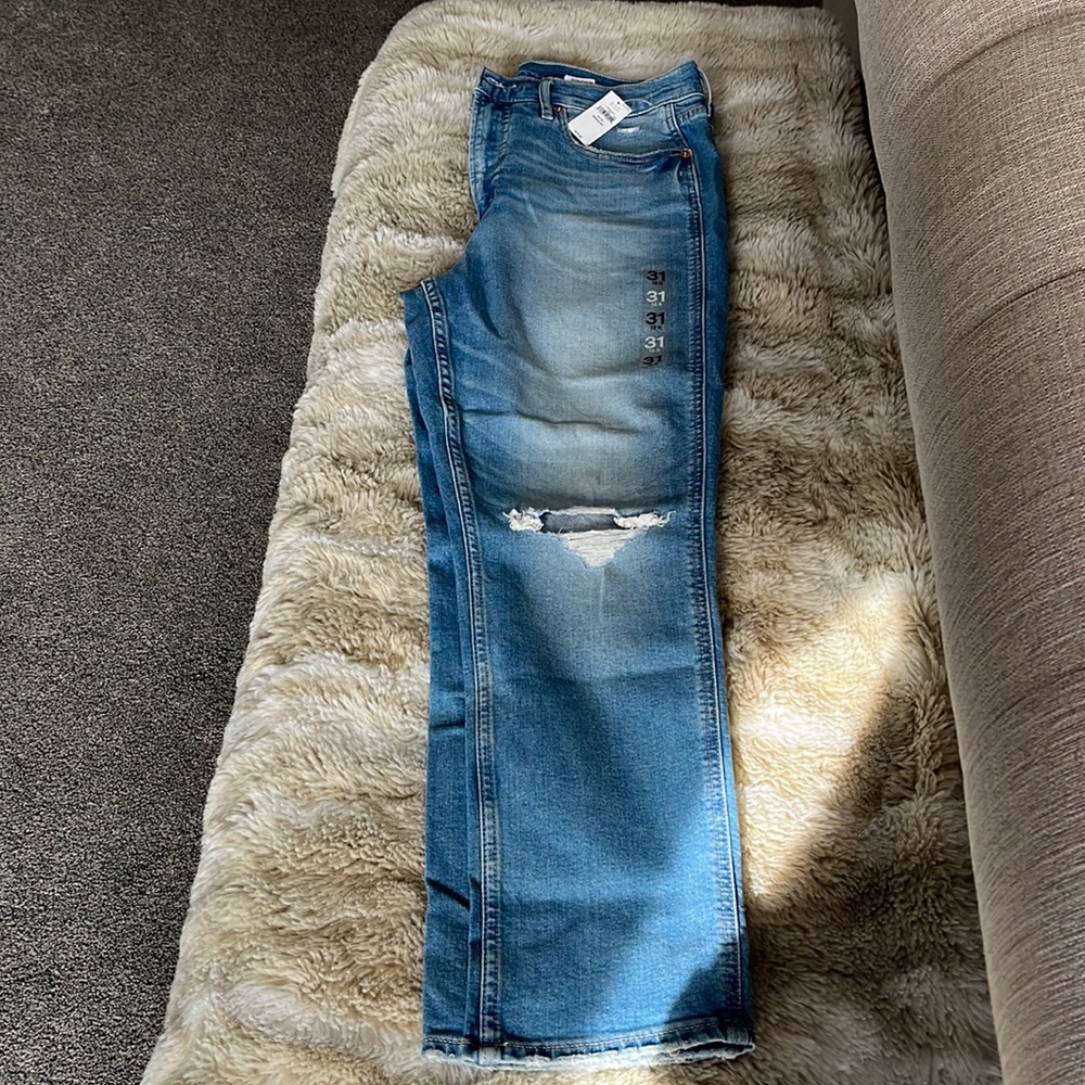 Slim High Rise Stretch Jeans
